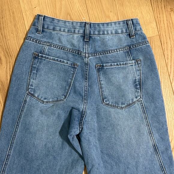 Commense Women's Straight Leg Jeans - Light Blue - Picture 10 of 12